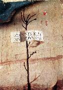 BELLINI, Giovanni Small Tree with Inscription (fragment) Sweden oil painting reproduction